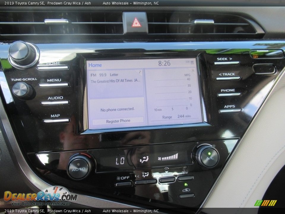 2019 Toyota Camry SE Predawn Gray Mica / Ash Photo #17