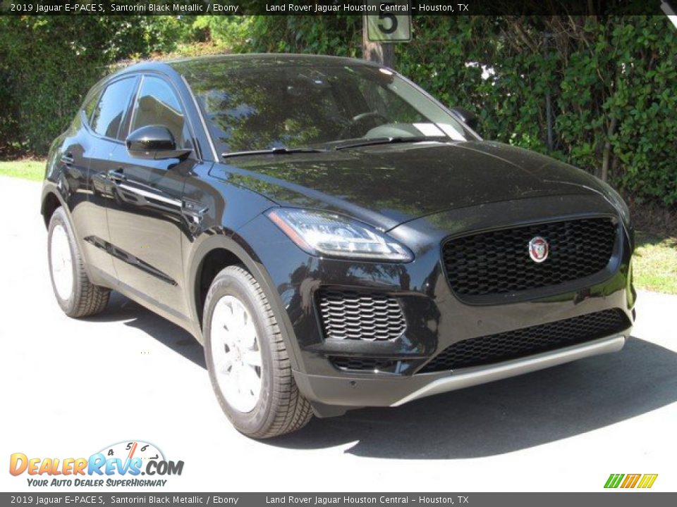 2019 Jaguar E-PACE S Santorini Black Metallic / Ebony Photo #2