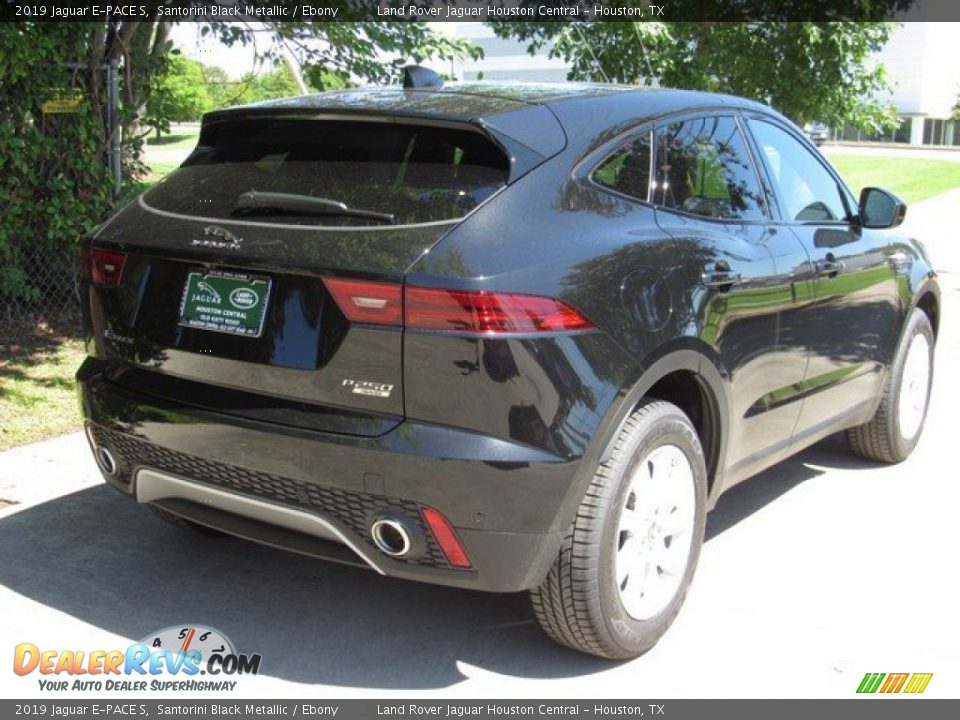 2019 Jaguar E-PACE S Santorini Black Metallic / Ebony Photo #7