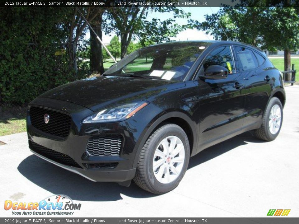 2019 Jaguar E-PACE S Santorini Black Metallic / Ebony Photo #10