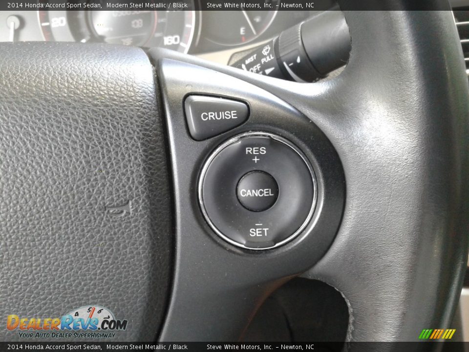 2014 Honda Accord Sport Sedan Modern Steel Metallic / Black Photo #16