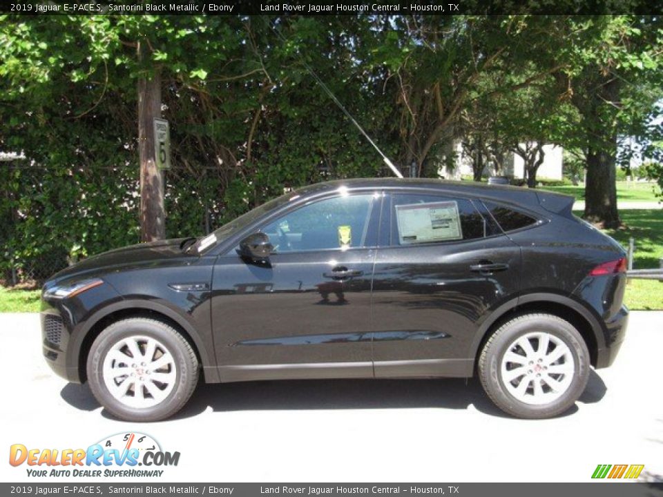 2019 Jaguar E-PACE S Santorini Black Metallic / Ebony Photo #11