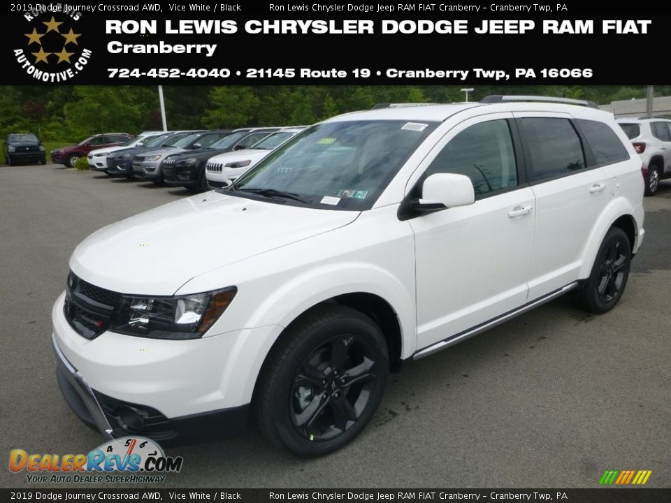 2019 Dodge Journey Crossroad AWD Vice White / Black Photo #1