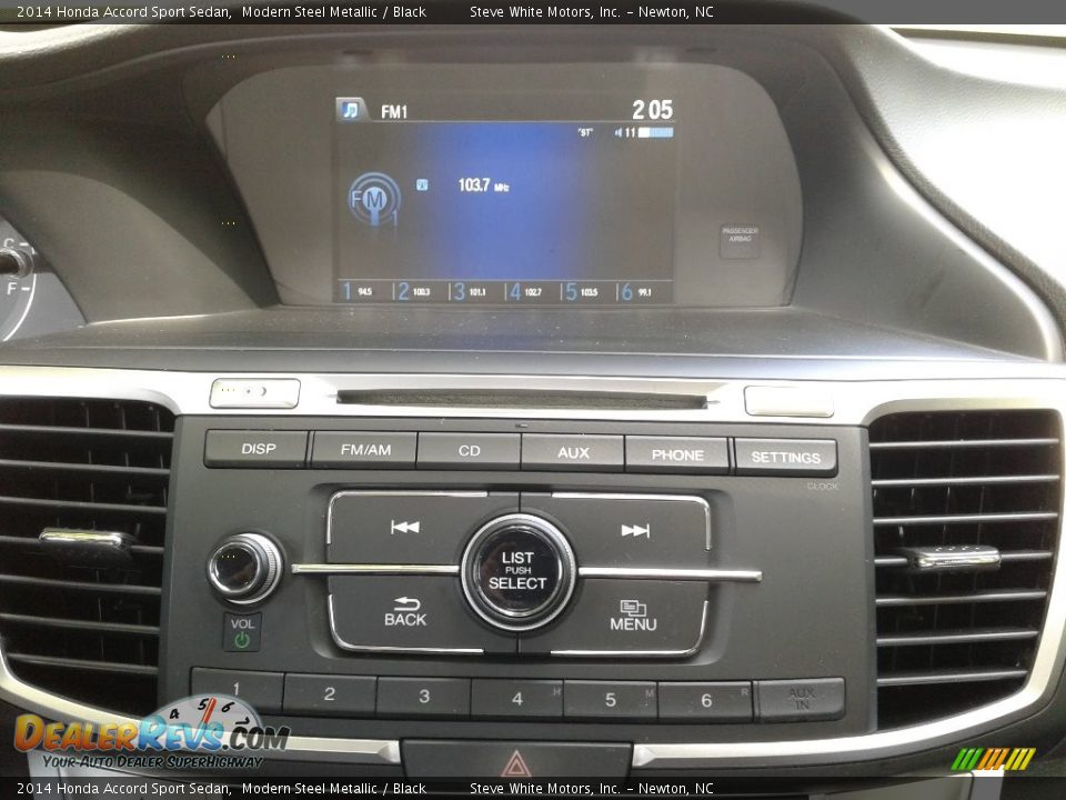 2014 Honda Accord Sport Sedan Modern Steel Metallic / Black Photo #19