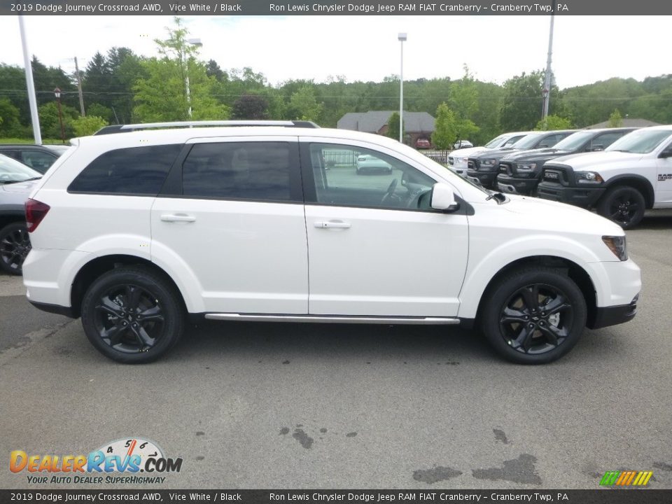 2019 Dodge Journey Crossroad AWD Vice White / Black Photo #6