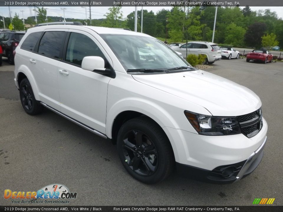 2019 Dodge Journey Crossroad AWD Vice White / Black Photo #7