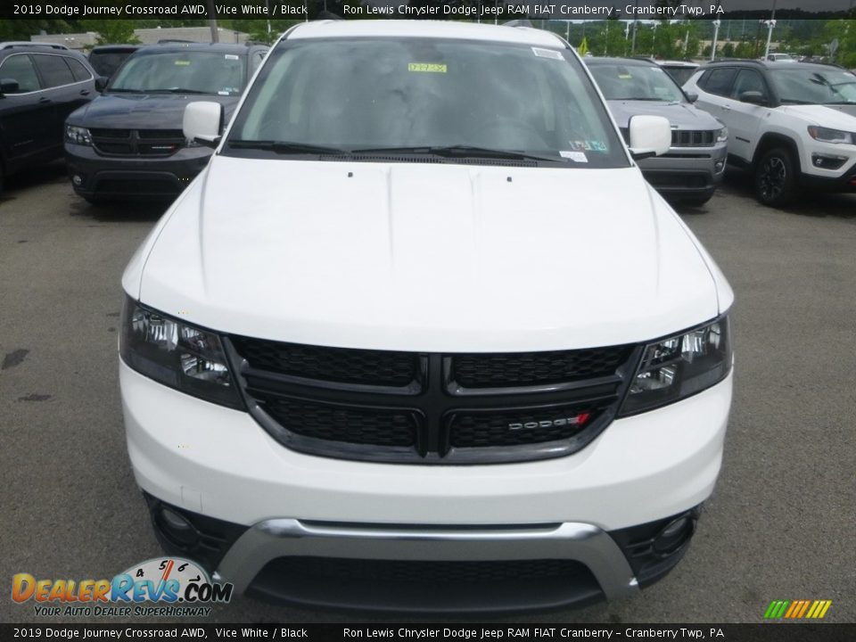 2019 Dodge Journey Crossroad AWD Vice White / Black Photo #8