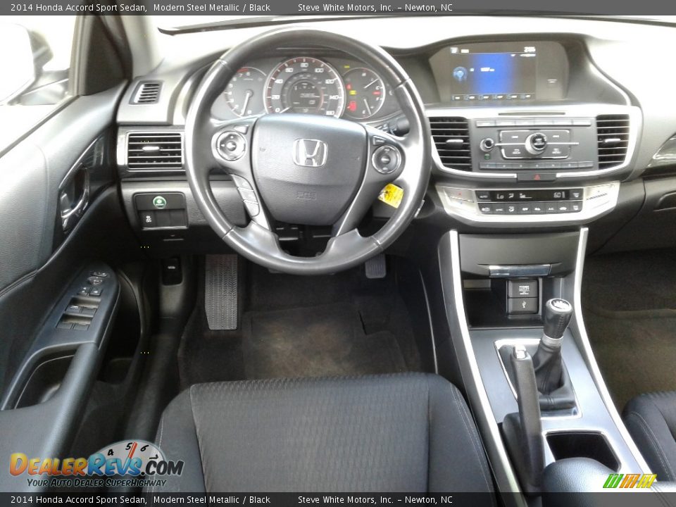 2014 Honda Accord Sport Sedan Modern Steel Metallic / Black Photo #25