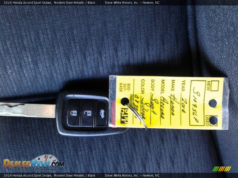 2014 Honda Accord Sport Sedan Modern Steel Metallic / Black Photo #26