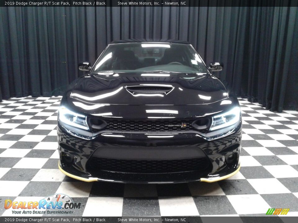 2019 Dodge Charger R/T Scat Pack Pitch Black / Black Photo #3