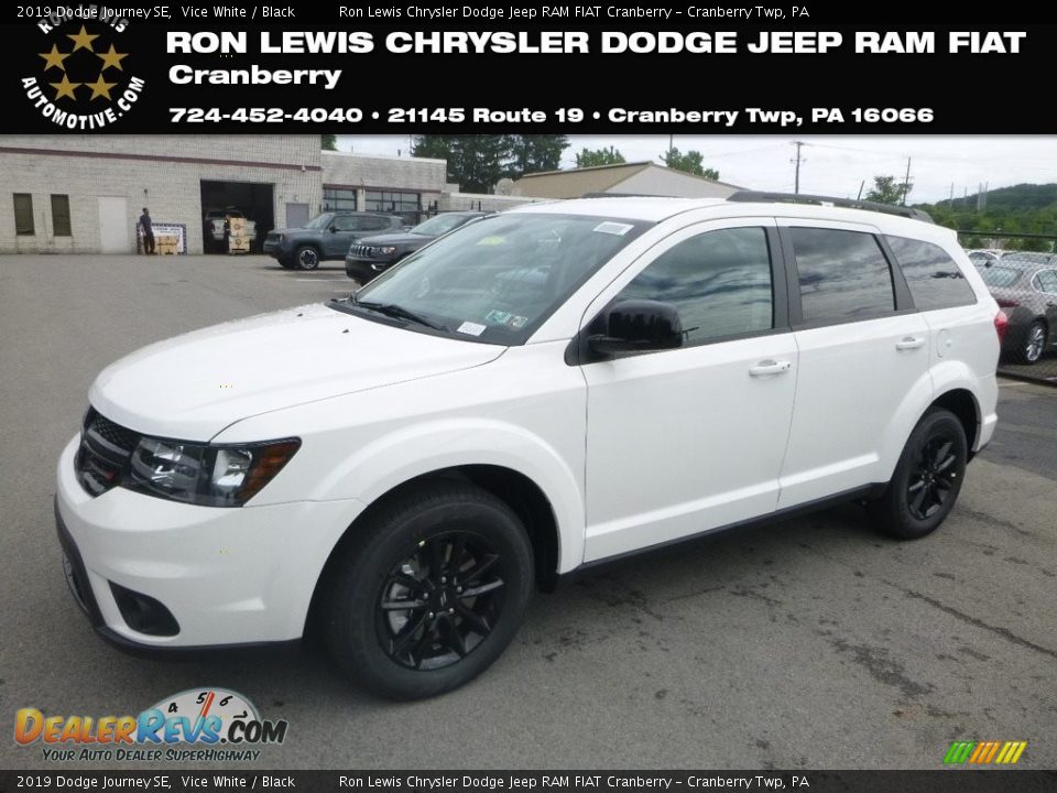 2019 Dodge Journey SE Vice White / Black Photo #1