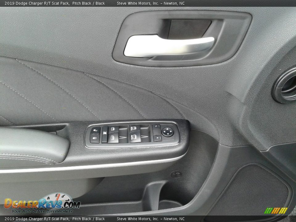 2019 Dodge Charger R/T Scat Pack Pitch Black / Black Photo #9