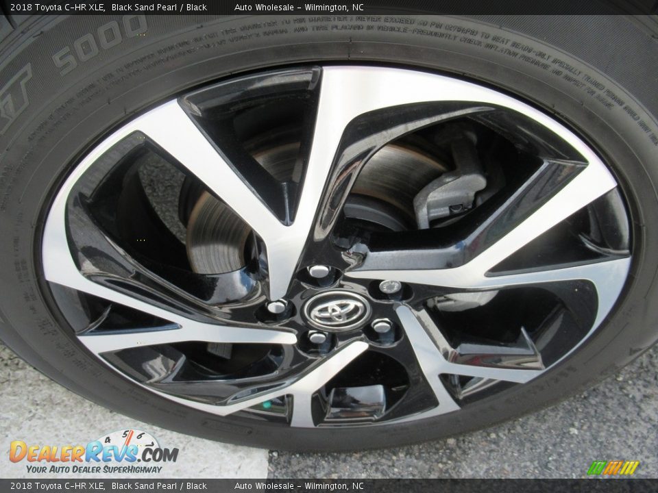 2018 Toyota C-HR XLE Black Sand Pearl / Black Photo #7