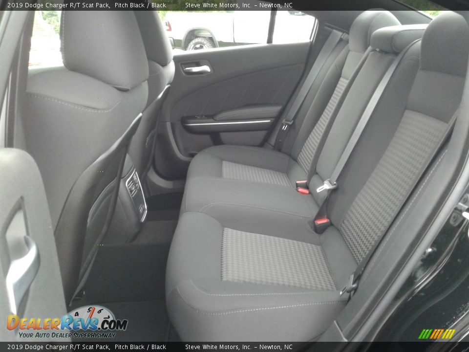 2019 Dodge Charger R/T Scat Pack Pitch Black / Black Photo #11