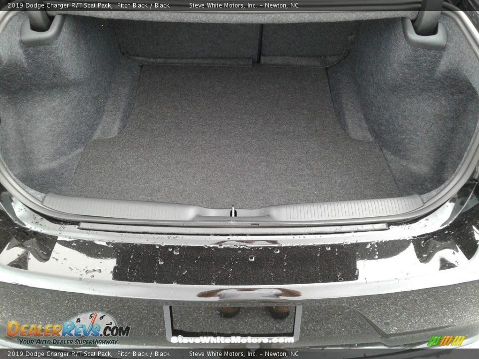 2019 Dodge Charger R/T Scat Pack Pitch Black / Black Photo #12