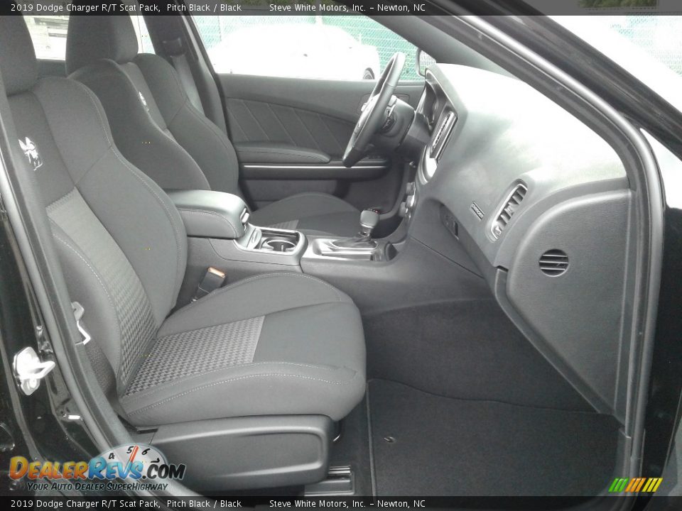 2019 Dodge Charger R/T Scat Pack Pitch Black / Black Photo #14