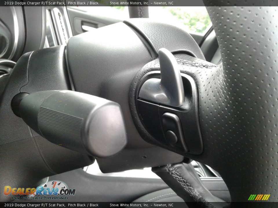 2019 Dodge Charger R/T Scat Pack Pitch Black / Black Photo #15