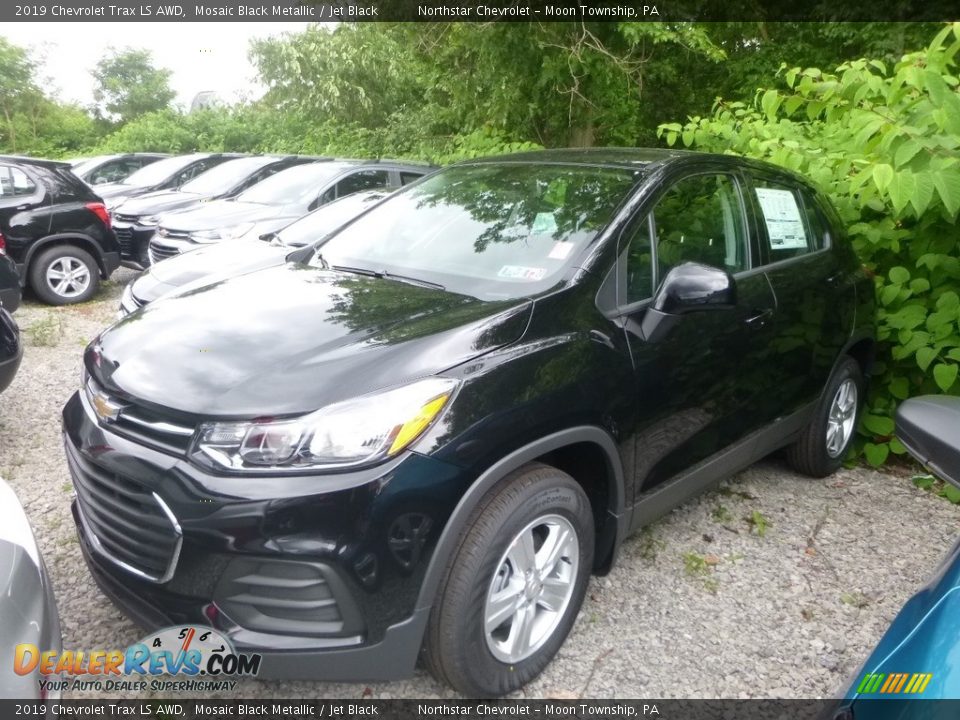 2019 Chevrolet Trax LS AWD Mosaic Black Metallic / Jet Black Photo #1