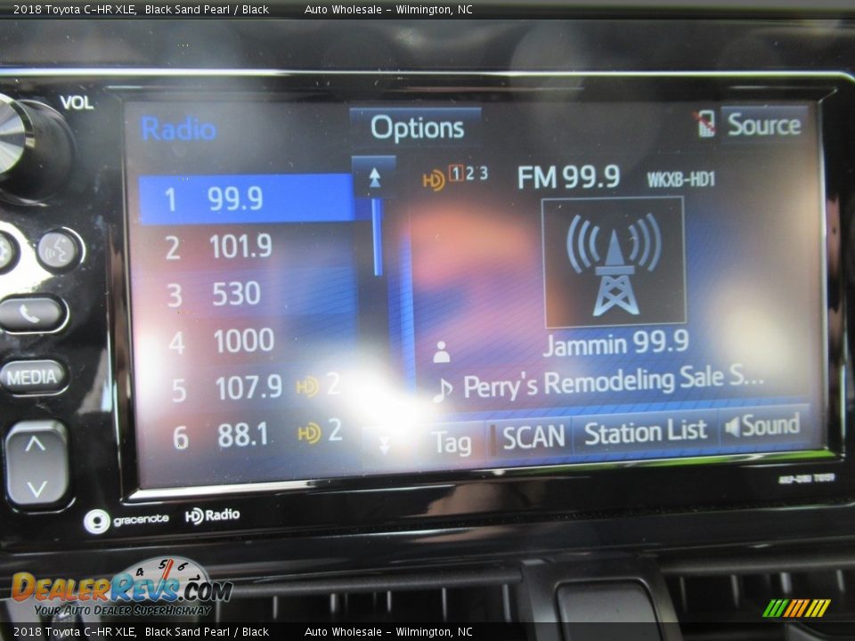 2018 Toyota C-HR XLE Black Sand Pearl / Black Photo #16