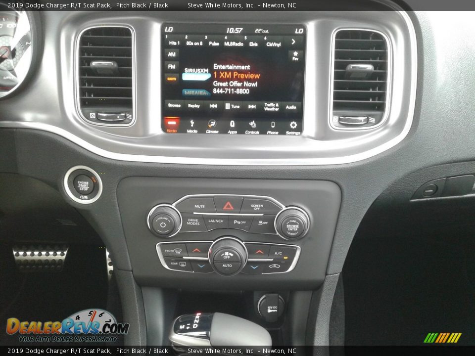 2019 Dodge Charger R/T Scat Pack Pitch Black / Black Photo #19