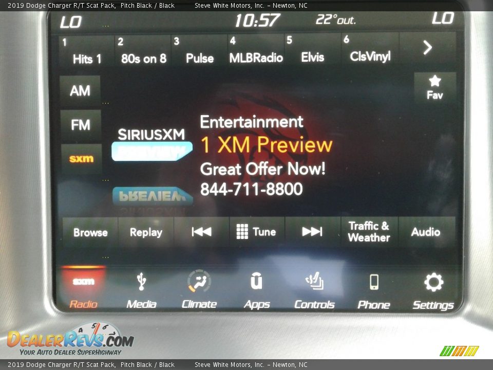 2019 Dodge Charger R/T Scat Pack Pitch Black / Black Photo #20