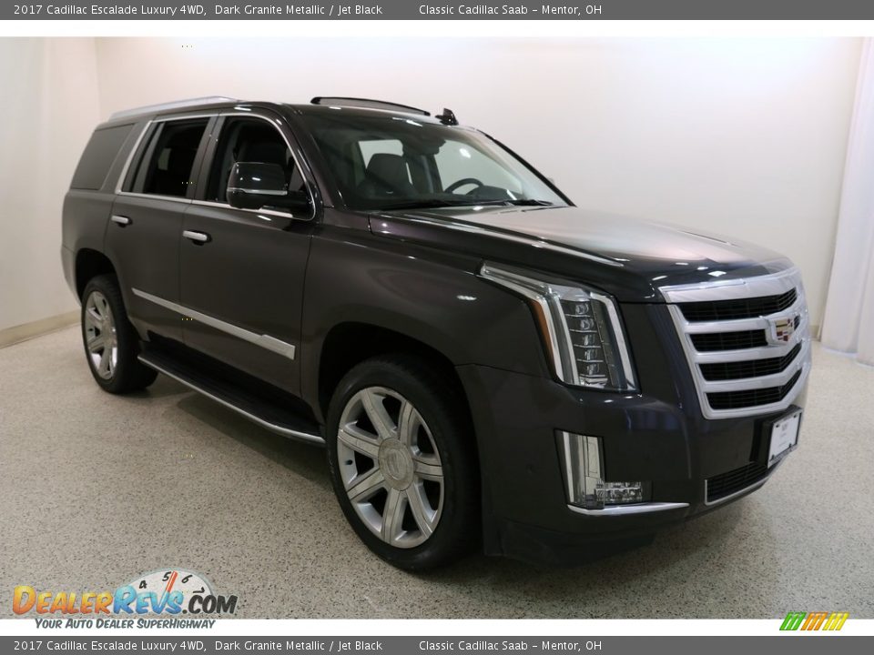 2017 Cadillac Escalade Luxury 4WD Dark Granite Metallic / Jet Black Photo #1