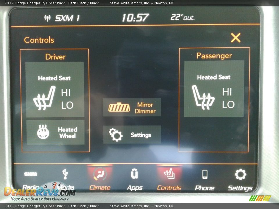 2019 Dodge Charger R/T Scat Pack Pitch Black / Black Photo #23