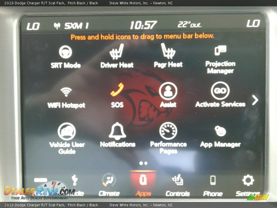 2019 Dodge Charger R/T Scat Pack Pitch Black / Black Photo #24