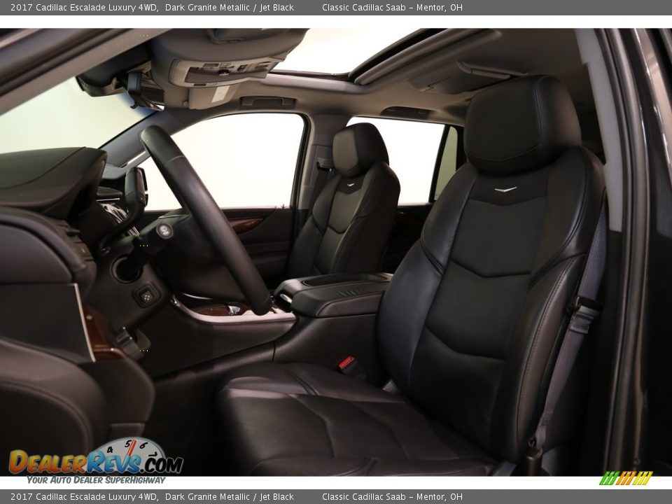 2017 Cadillac Escalade Luxury 4WD Dark Granite Metallic / Jet Black Photo #5