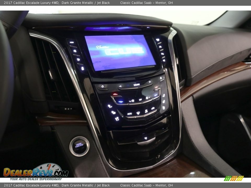 2017 Cadillac Escalade Luxury 4WD Dark Granite Metallic / Jet Black Photo #9