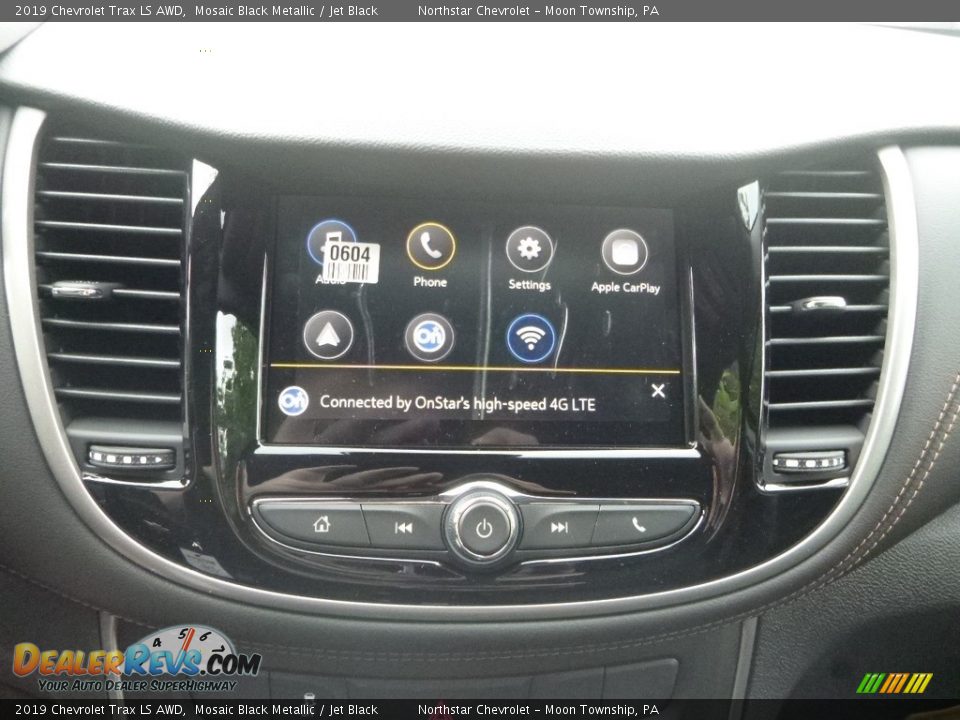 2019 Chevrolet Trax LS AWD Mosaic Black Metallic / Jet Black Photo #17