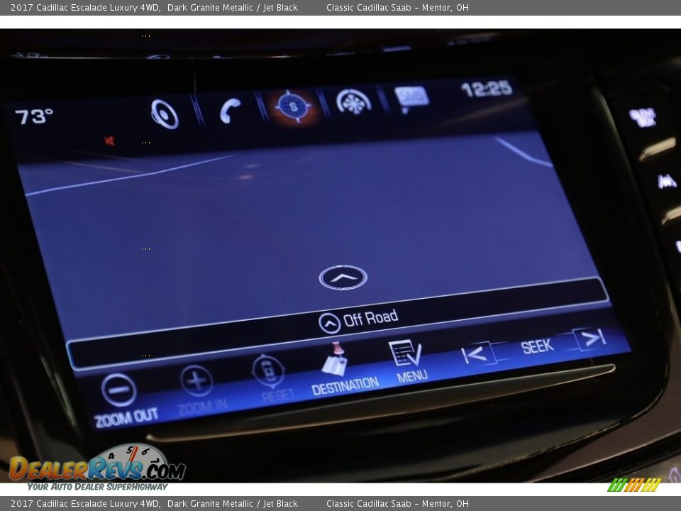 2017 Cadillac Escalade Luxury 4WD Dark Granite Metallic / Jet Black Photo #13