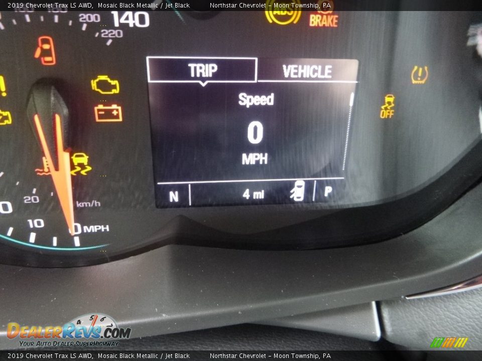 2019 Chevrolet Trax LS AWD Mosaic Black Metallic / Jet Black Photo #19
