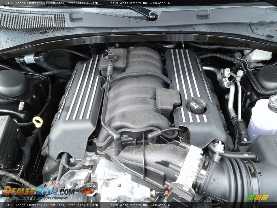 2019 Dodge Charger R/T Scat Pack Pitch Black / Black Photo #33