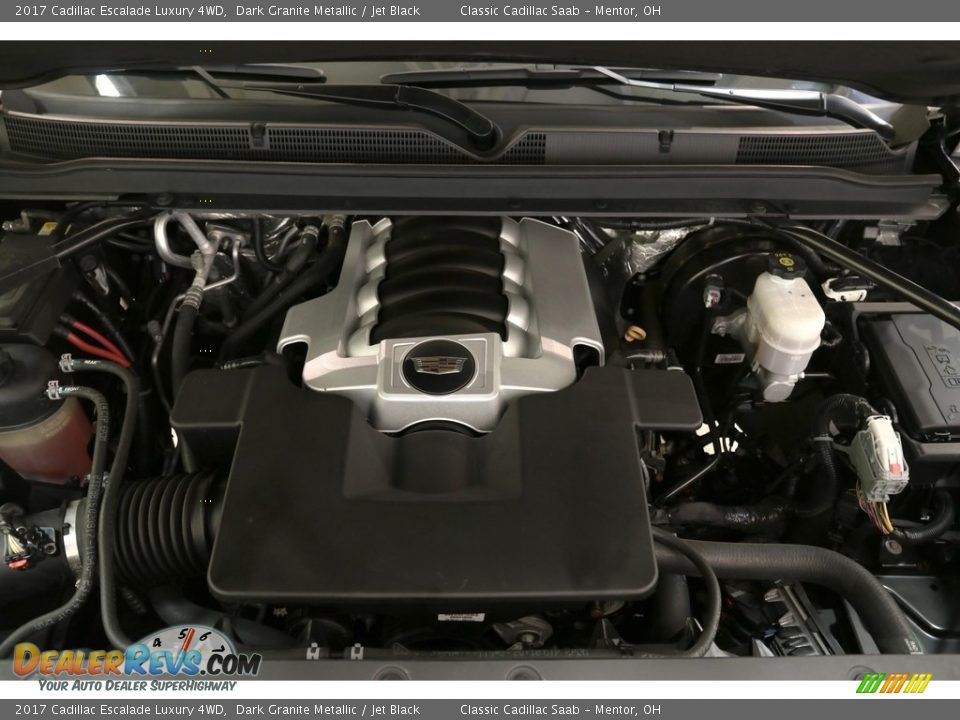 2017 Cadillac Escalade Luxury 4WD Dark Granite Metallic / Jet Black Photo #23
