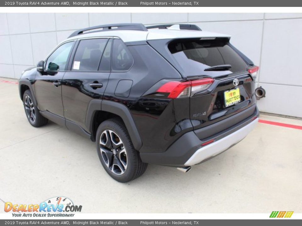 2019 Toyota RAV4 Adventure AWD Midnight Black Metallic / Black Photo #6