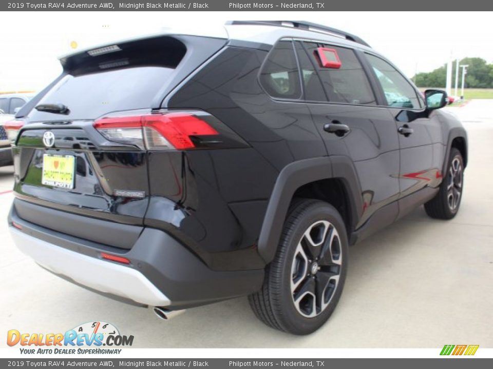 2019 Toyota RAV4 Adventure AWD Midnight Black Metallic / Black Photo #8