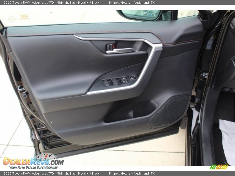 2019 Toyota RAV4 Adventure AWD Midnight Black Metallic / Black Photo #9