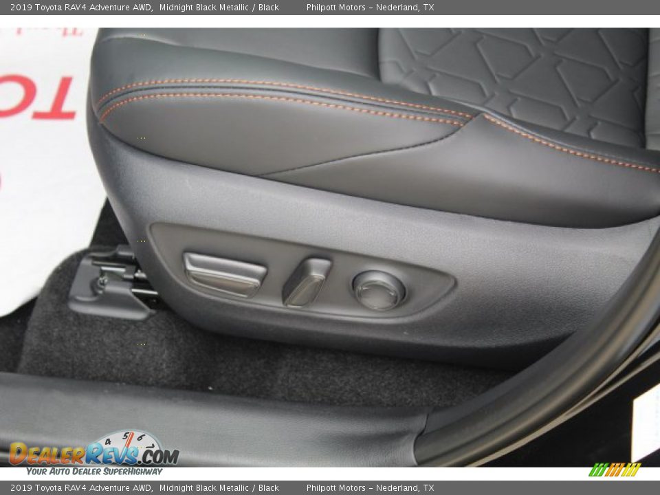 2019 Toyota RAV4 Adventure AWD Midnight Black Metallic / Black Photo #11