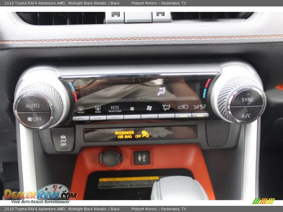 2019 Toyota RAV4 Adventure AWD Midnight Black Metallic / Black Photo #16