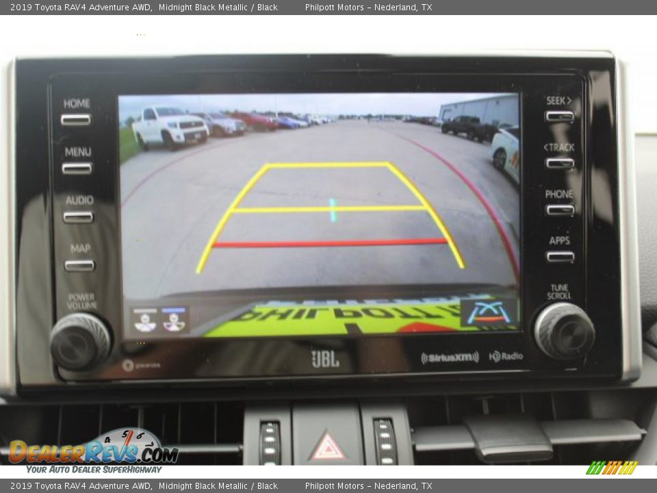 2019 Toyota RAV4 Adventure AWD Midnight Black Metallic / Black Photo #17