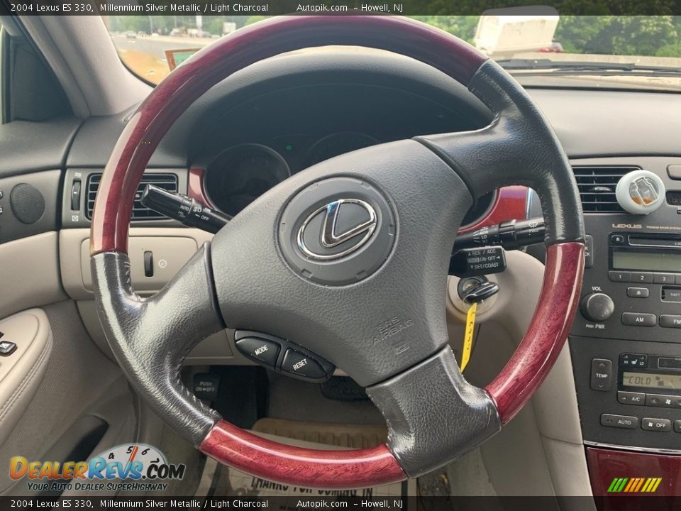 2004 Lexus ES 330 Millennium Silver Metallic / Light Charcoal Photo #17