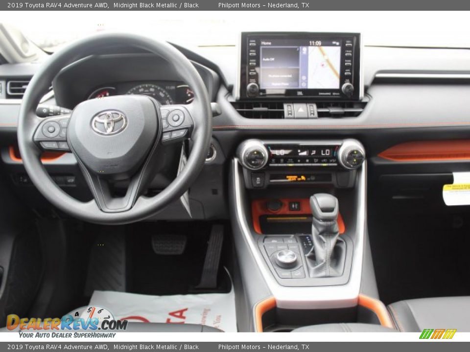 2019 Toyota RAV4 Adventure AWD Midnight Black Metallic / Black Photo #20