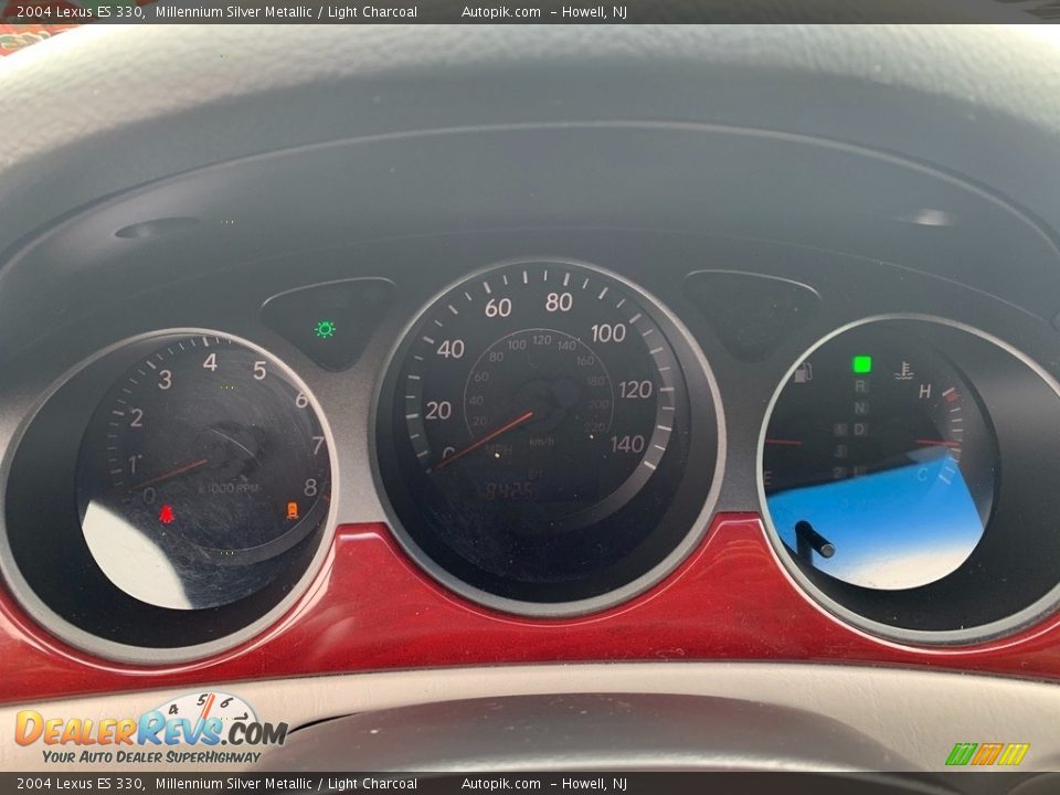 2004 Lexus ES 330 Millennium Silver Metallic / Light Charcoal Photo #18