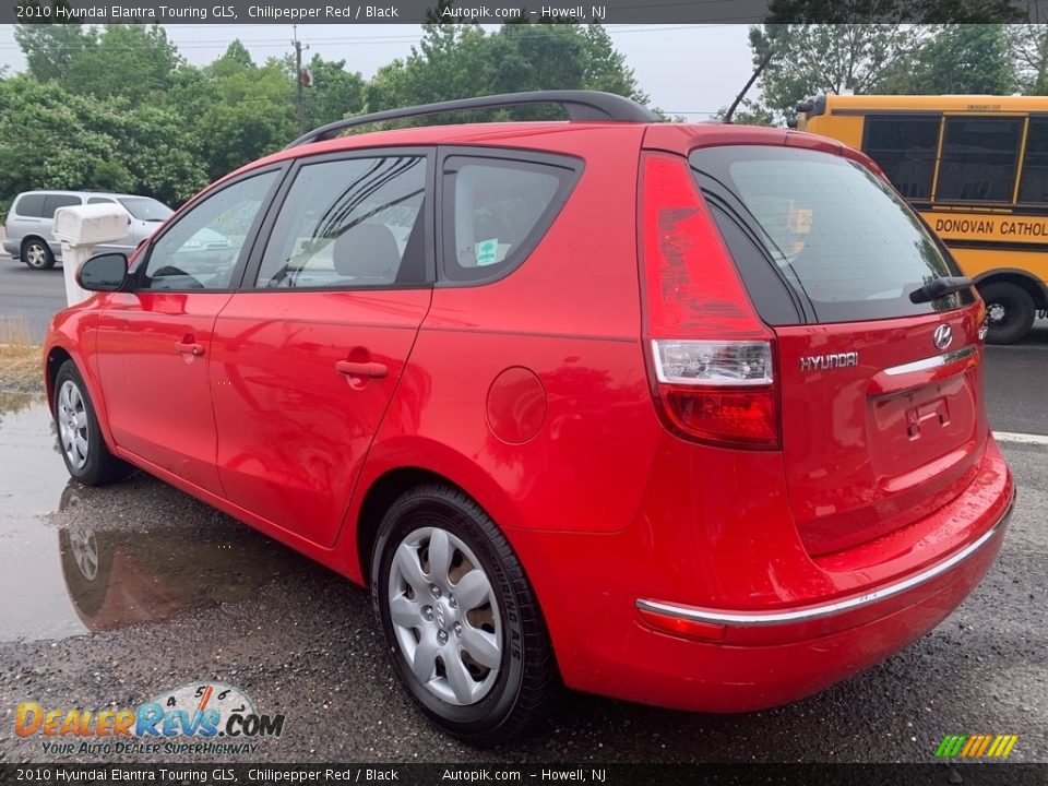 2010 Hyundai Elantra Touring GLS Chilipepper Red / Black Photo #5