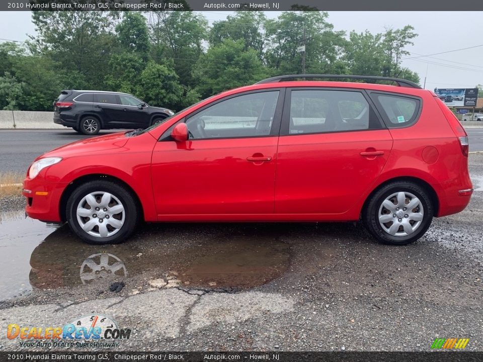 2010 Hyundai Elantra Touring GLS Chilipepper Red / Black Photo #6