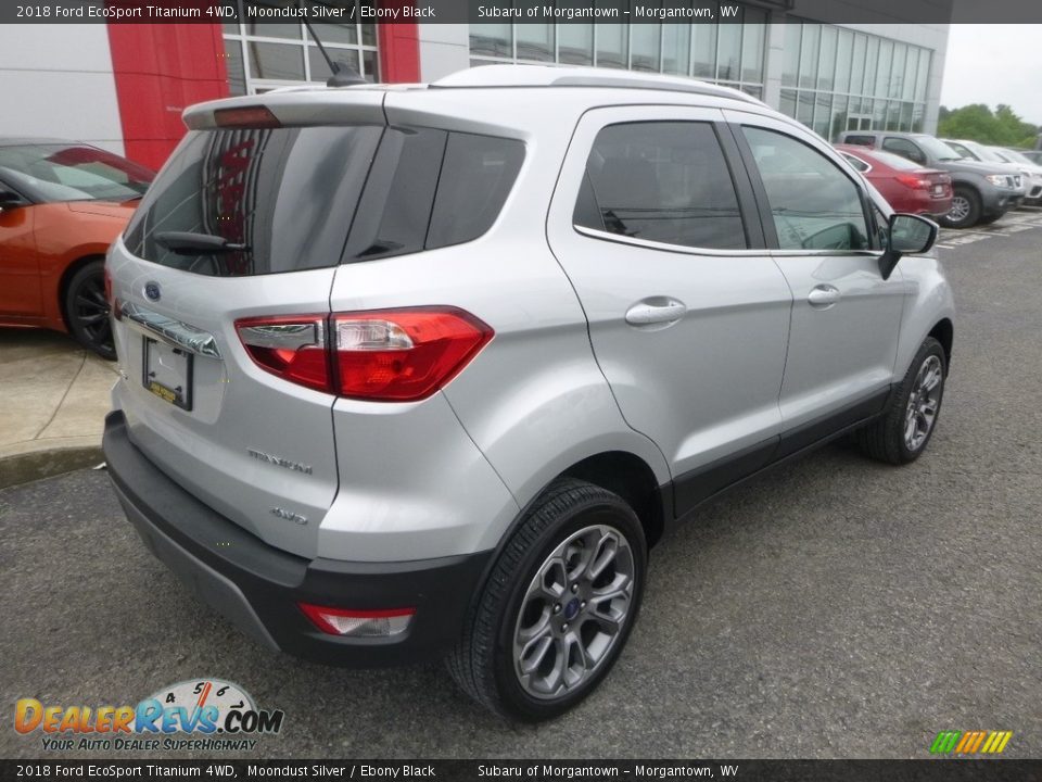 2018 Ford EcoSport Titanium 4WD Moondust Silver / Ebony Black Photo #4