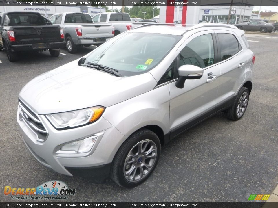 2018 Ford EcoSport Titanium 4WD Moondust Silver / Ebony Black Photo #7