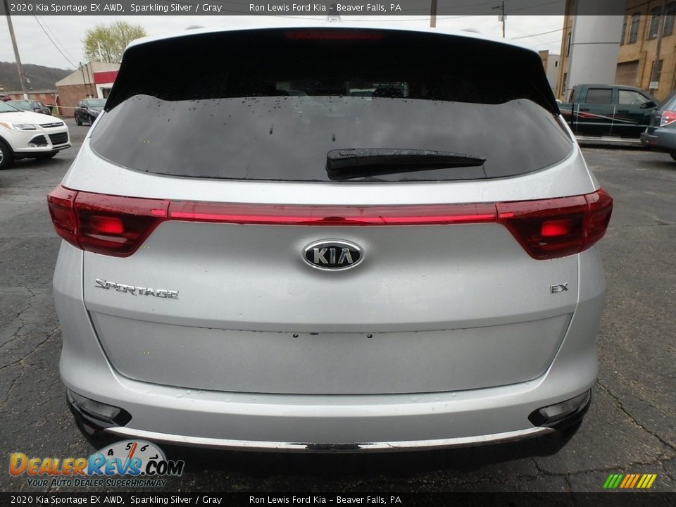 2020 Kia Sportage EX AWD Sparkling Silver / Gray Photo #3