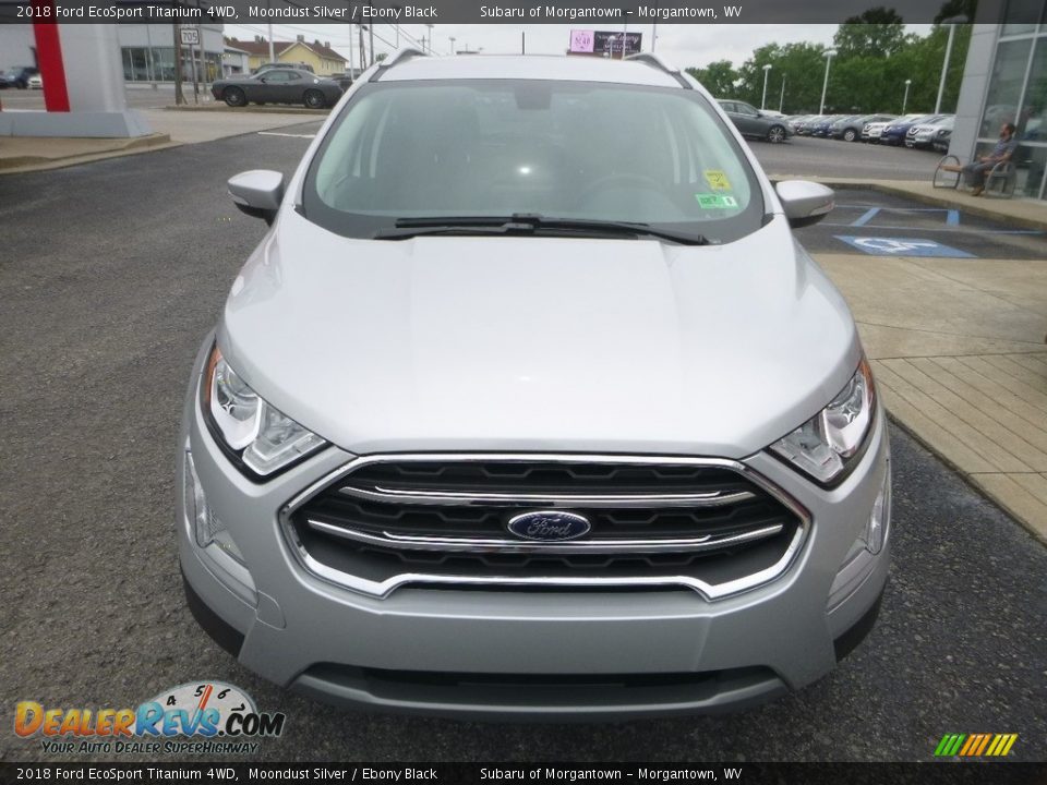 2018 Ford EcoSport Titanium 4WD Moondust Silver / Ebony Black Photo #8